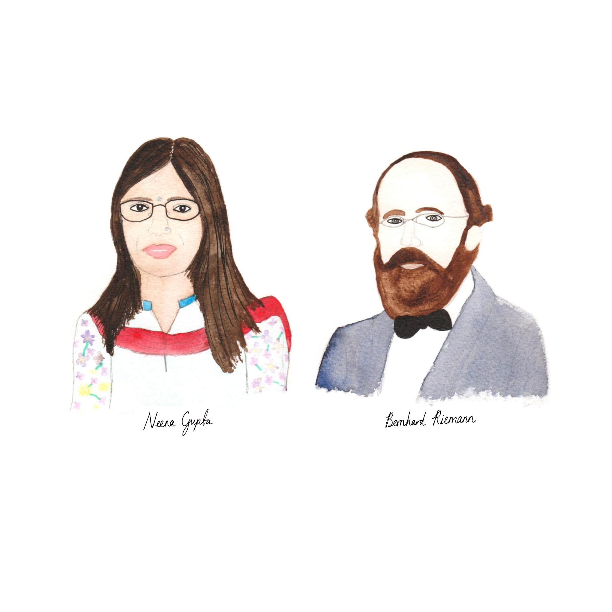 Mathematicians- Pack of 2 - A3